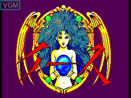 Title screen of the game Ys on Sega Master System