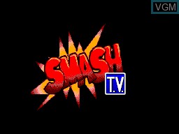 Title screen of the game Super Smash T.V. on Sega Master System