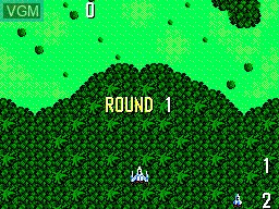 Menu screen of the game Power Strike on Sega Master System