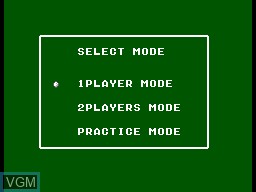 Menu screen of the game Putt & Putter on Sega Master System