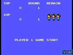 Menu screen of the game Teddy Boy on Sega Master System