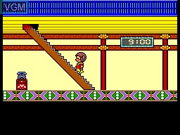 In-game screen of the game Alex Kidd - High-Tech World on Sega Master System