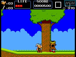 In-game screen of the game Asterix on Sega Master System
