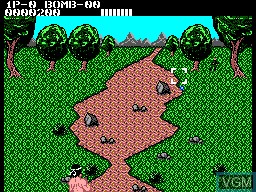 In-game screen of the game Double Hawk on Sega Master System