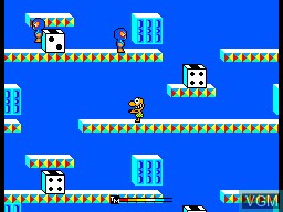 In-game screen of the game Geraldinho on Sega Master System