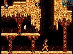 In-game screen of the game Indiana Jones and the Last Crusade - The Action Game on Sega Master System