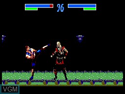In-game screen of the game Mortal Kombat 3 on Sega Master System
