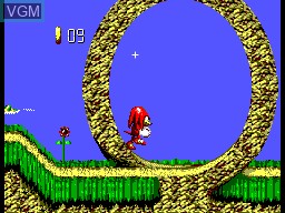 In-game screen of the game Sonic Blast on Sega Master System
