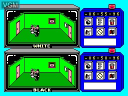 In-game screen of the game Spy vs. Spy on Sega Master System
