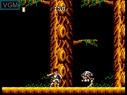 In-game screen of the game Strider II on Sega Master System