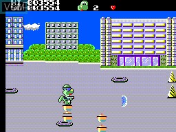 In-game screen of the game Agigongnyong Dooly on Sega Master System