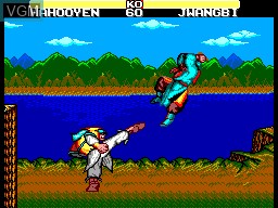 In-game screen of the game San Goku Shi III on Sega Master System