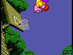 In-game screen of the game Basketball Nightmare on Sega Master System
