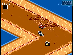 In-game screen of the game Buggy Run on Sega Master System