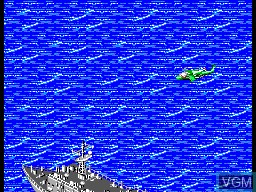 In-game screen of the game Desert Strike on Sega Master System