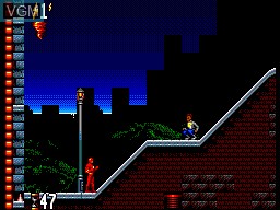 In-game screen of the game Flash, The on Sega Master System