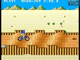 In-game screen of the game Game Box Serie Esportes Radicais on Sega Master System