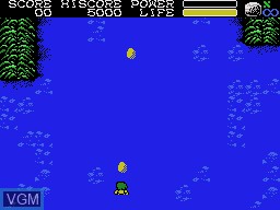 In-game screen of the game Three Dragon Story, The on Sega Master System
