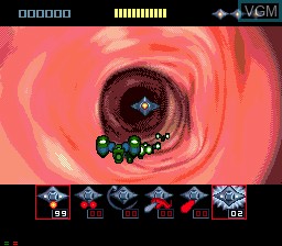 In-game screen of the game Microcosm on Sega Mega CD