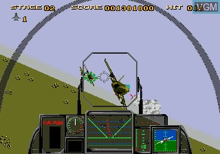 In-game screen of the game After Burner III on Sega Mega CD