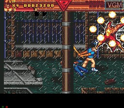 In-game screen of the game Ultraverse Prime on Sega Mega CD