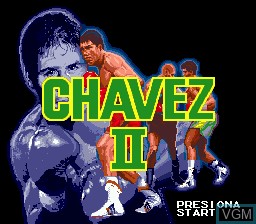 Title screen of the game Chavez II on Sega Megadrive