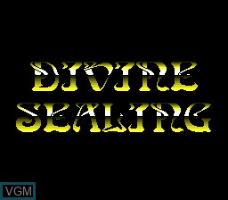Title screen of the game Divine Sealing on Sega Megadrive