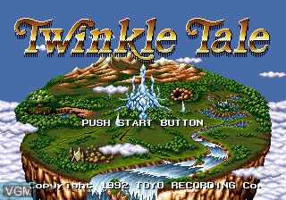 Title screen of the game Twinkle Tale on Sega Megadrive