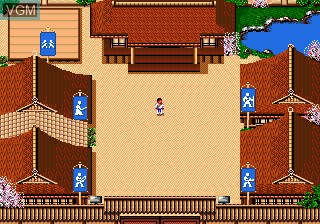 Menu screen of the game Budokan - The Martial Spirit on Sega Megadrive