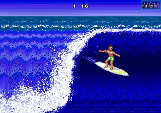 Menu screen of the game California Games on Sega Megadrive
