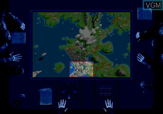 Menu screen of the game G-LOC Air Battle on Sega Megadrive