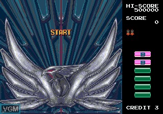 Menu screen of the game Grind Stormer on Sega Megadrive