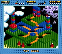 Menu screen of the game Jelly Boy on Sega Megadrive