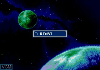 Menu screen of the game Phantasy Star IV on Sega Megadrive