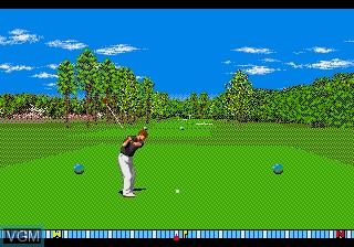 In-game screen of the game Harukanaru Augusta on Sega Megadrive