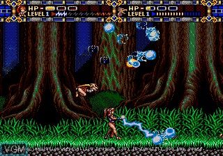 In-game screen of the game Alisia Dragoon on Sega Megadrive