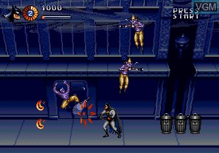 In-game screen of the game Adventures of Batman and Robin, The on Sega Megadrive