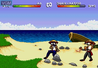 In-game screen of the game Brutal - Paws of Fury on Sega Megadrive