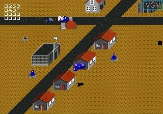 In-game screen of the game Combat Aces on Sega Megadrive