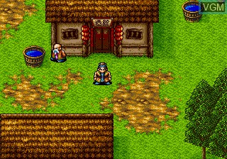 In-game screen of the game Conquering the World III on Sega Megadrive