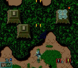 In-game screen of the game CrossFire on Sega Megadrive