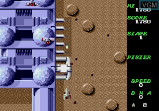 In-game screen of the game Darwin 4081 on Sega Megadrive
