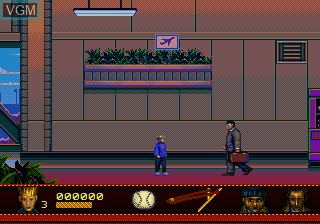 In-game screen of the game Home Alone 2 - Lost in New York on Sega Megadrive