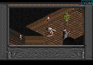 In-game screen of the game Immortal, The on Sega Megadrive