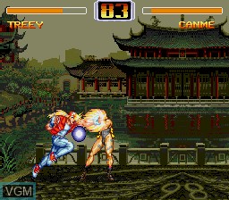 In-game screen of the game King of Fighters '98, The on Sega Megadrive