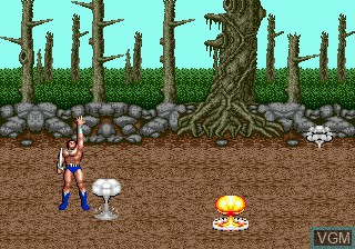 In-game screen of the game Mega Games 2 on Sega Megadrive