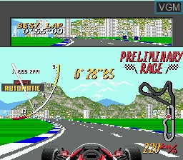 In-game screen of the game Mega Games 6 Vol. 2 on Sega Megadrive