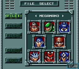 In-game screen of the game Mega Man - The Wily Wars on Sega Megadrive