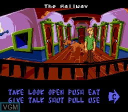 In-game screen of the game Scooby-Doo Mystery on Sega Megadrive