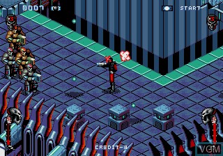 In-game screen of the game Skeleton Krew on Sega Megadrive